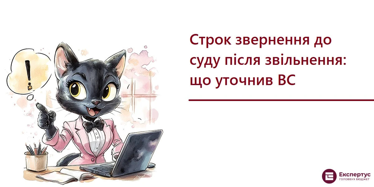 Строк звернення до суду після звільнення: що уточнив ВС