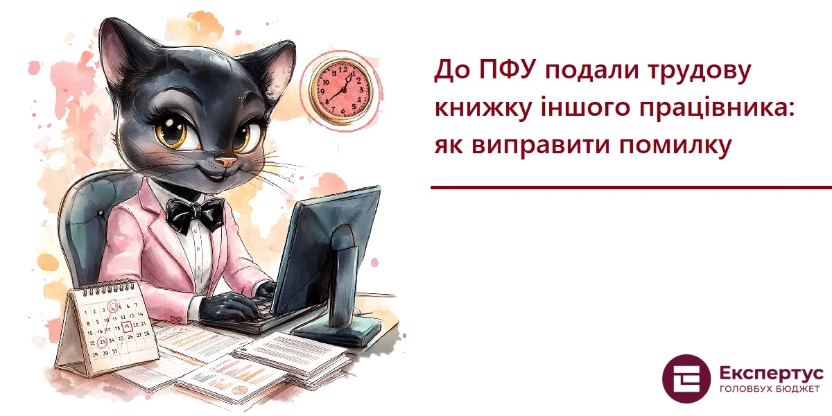 До ПФУ подали трудову книжку іншого працівника: як виправити помилку