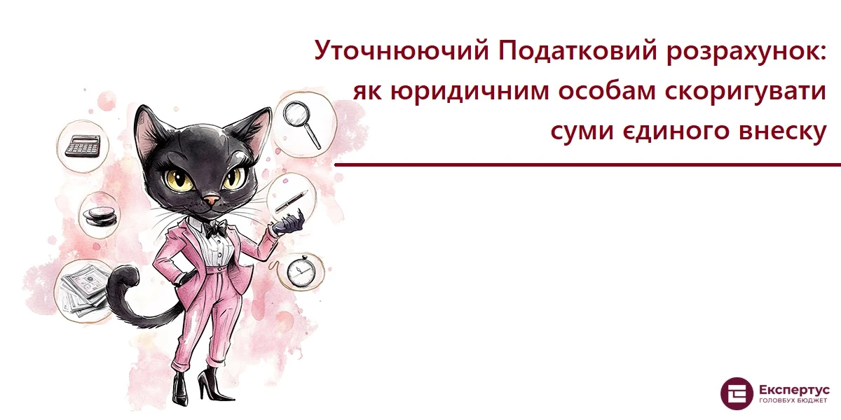 Уточнюючий Податковий розрахунок: як юридичним особам скоригувати суми єдиного внеску