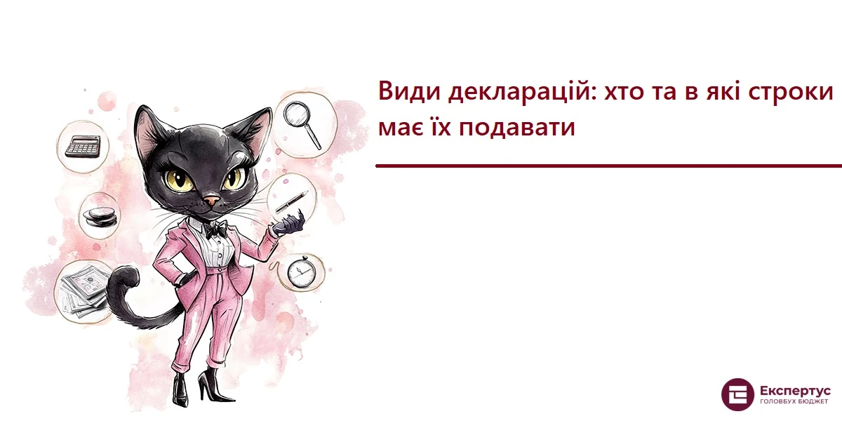 Види декларацій: хто та в які строки має їх подавати