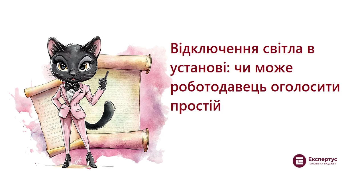 Відключення світла в установі: чи може роботодавець оголосити простій