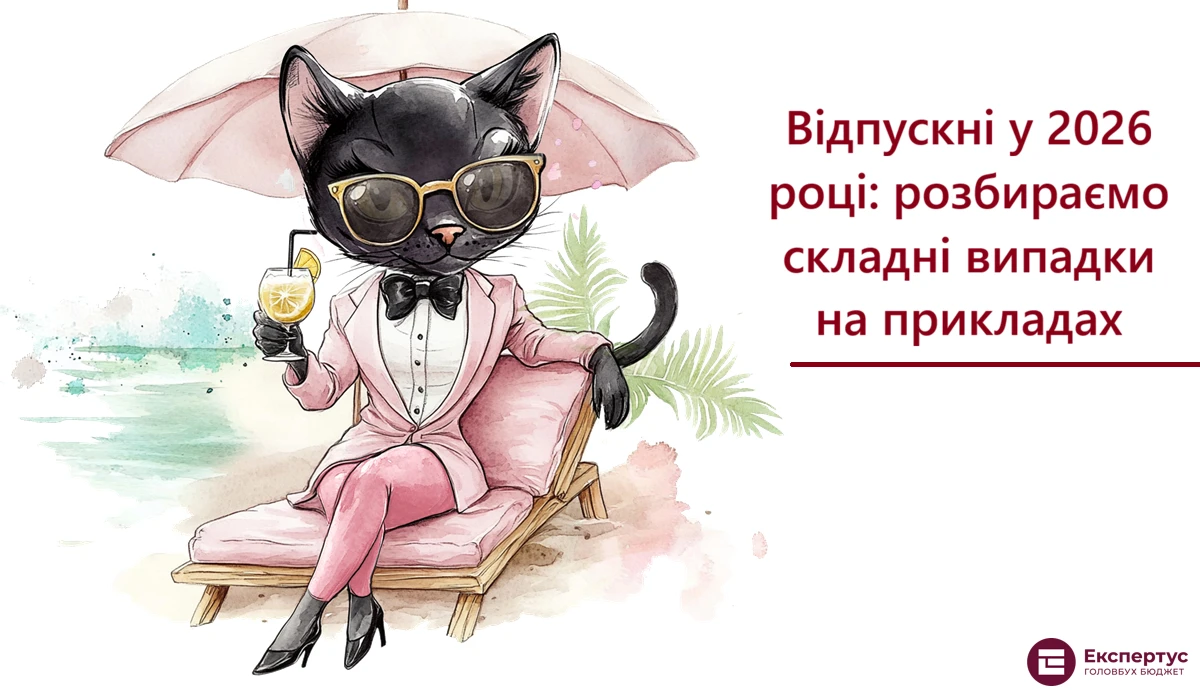 Відпускні у 2026 році: розбираємо складні випадки на прикладах
