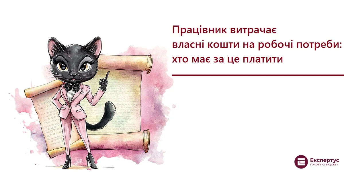 Працівник витрачає власні кошти на робочі потреби: хто має за це платити