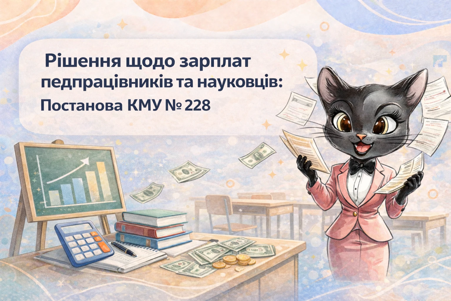 Рішення щодо зарплат педпрацівників та науковців: Постанова КМУ № 228
