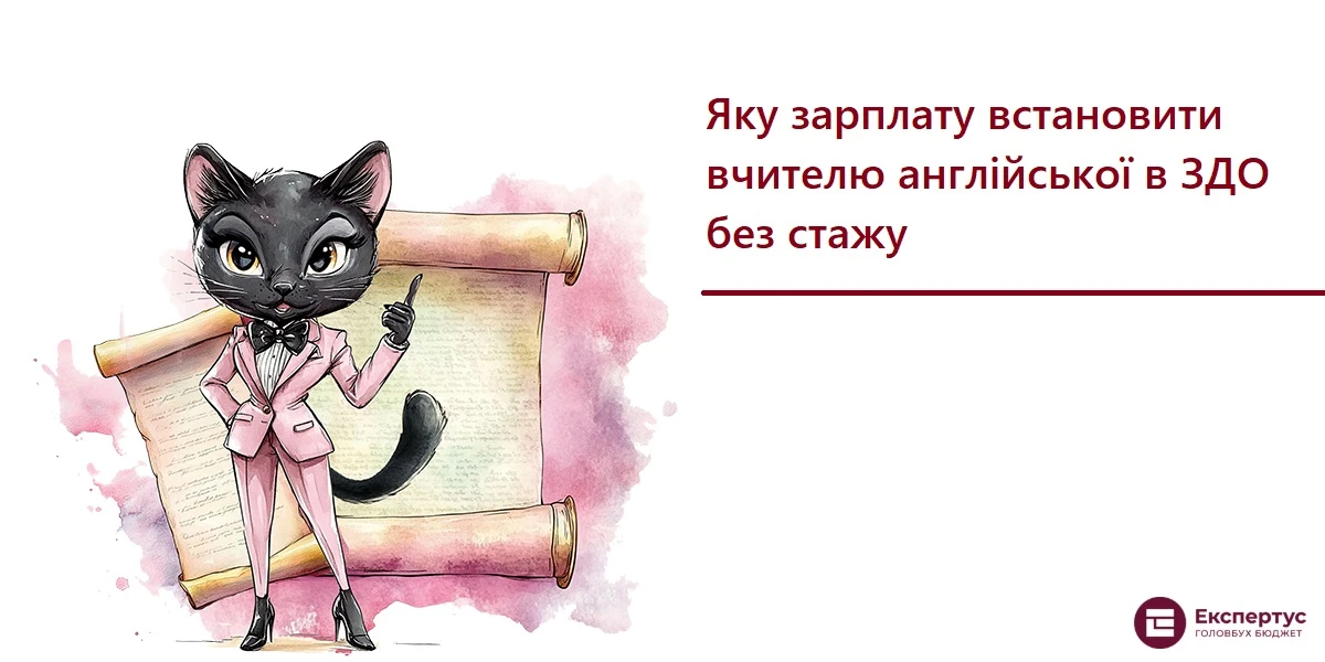 Яку зарплату встановити вчителю англійської в ЗДО без стажу